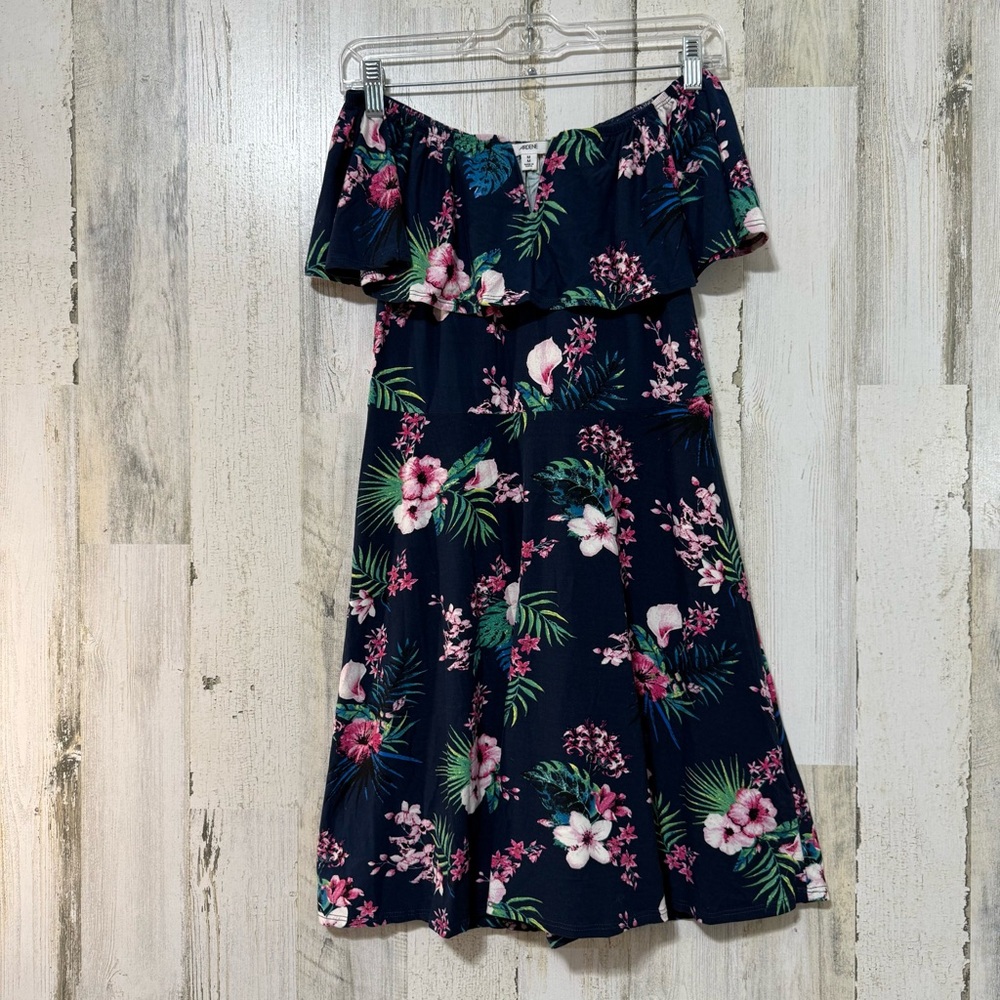 Ardene Navy Floral Dress